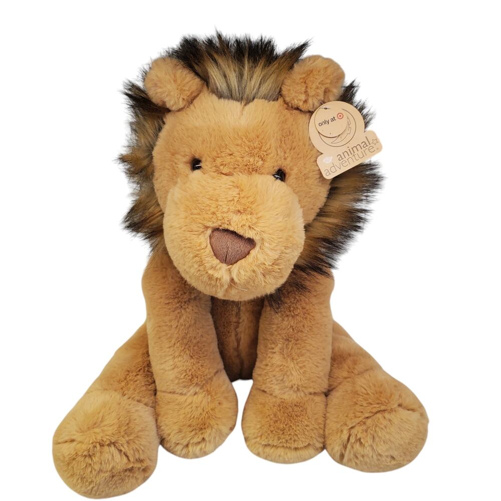 Animal Adventure Lion Stuffed Animal Plush NEW Realistic Lion